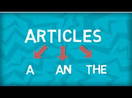 NCERT 6TH CLASS ENGLISH GRAMMAR ARTICLES